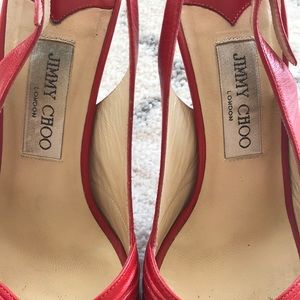 Jimmy Choo Shoes - AUTHENTIC Jimmy Choo Red Heels Size 38 Jimmy Choo Shoes - AUTHENTIC Jimmy Choo Red Heels Size 38